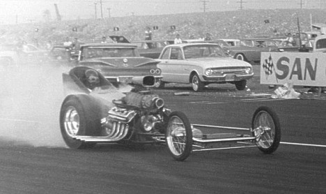 Weekly and Rivero at San Gabriel 1962. Photo by Steve Gibbs
