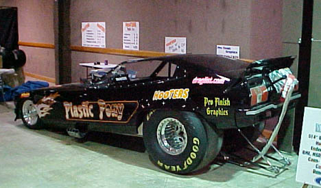 Barry Riley needs a driver for the Hooters/Draglist.com Plastic Pony. Photo by Barry Riley