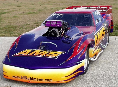 Bill Kuhlmann is ready to regain Pro Mod prominence with this wicked Corvette. Photo by Vicky Shiels