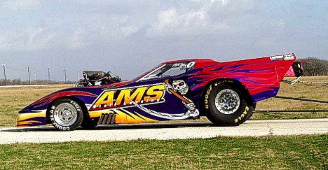 The AMS Grim Reaper is coming for the rest of the Pro Mod contingent. Photo by Vicky Shiels