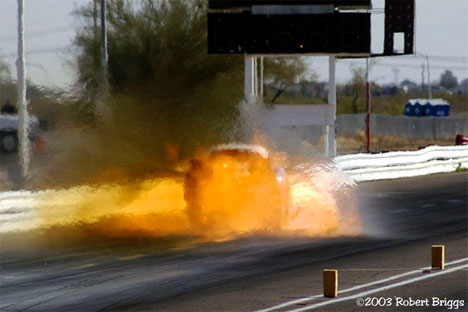 Steve getting a little toasty the following day. Photo by Robert Briggs