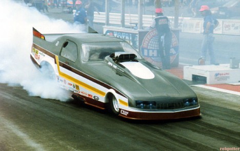 New York altered and funny car veteran Ron Scott in 1990. Photo by Rob Potter
