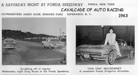 Saturday Night at Fonda Speedway. Scan by Joel Naprstek