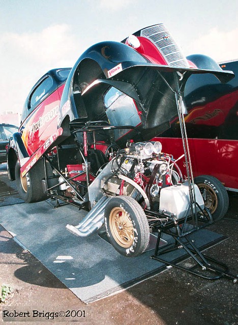 Howard Anderson's '38 Chevy at the March Meet. Photo by Robert Briggs