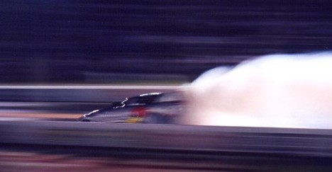 Night Fury -- Cory Lee's Fuel Funny Car. Photo by Dennis Roetman