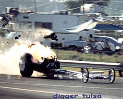 Dan Horan gets VERY warm at Tulsa. Photo by Steve Reyes