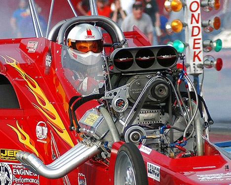 Watters has the injectors wide open, baby! Photo by Brian Wood