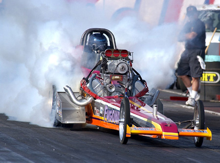 Howard Haight gets ready to enter the fives at Bakersfield. Photo by Bryan Ellis
