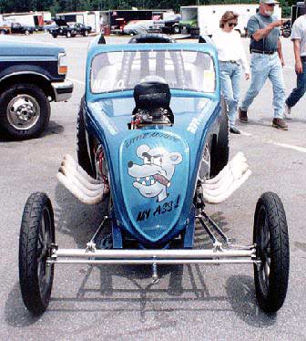This is one mouse-motored Fiat Altered with ATTITUDE! Photo by Ernie Brougton