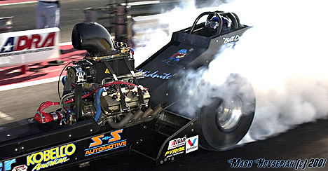 Bill Dunlap boils the hides at Fallon, Nevada's historic ADRA race. Photo by Mark Hovsepian