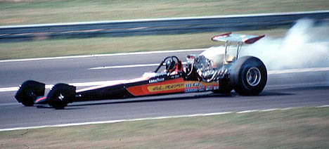 Pat Dakin hurts one at Englishtown in 1974. Photo by Peter Kumble