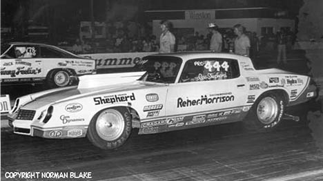 Lee Shepherd and the Reher-Morrison Camaro were the top dog in NHRA Pro Stock at one time. Photo by Norman Blake