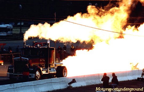 Bob Motz and his awesome Jet Truck. Photo by James Morgan