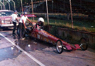Dick LaHaie cut his teeth on hard running independent Top Fuelers. Photo by Dave Huber