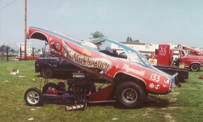 How many remember that Shirley borrowed and raced this Cuda? Photo by Rick Howard