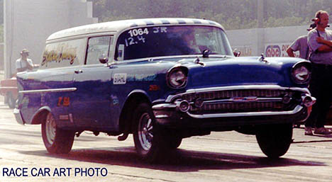 Larry's '57 Chevy Sedan Delivery is special, indeed. Photo by Joel Naprstek