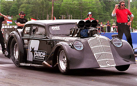 Jeff Brozovich's 2001 Super Chevy Nitro Coupe. Photo by James Morgan