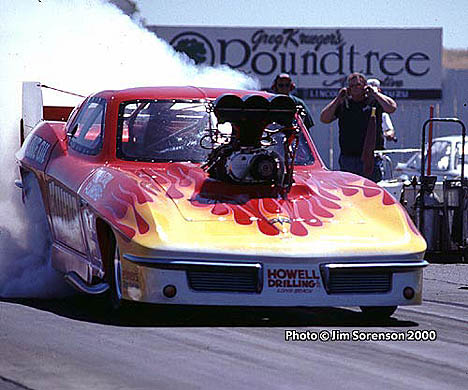 Kirk Kuhns is one of the "unknown" western Pro Mod cars making the southern boys take notice. Photo by Jim Sorenson