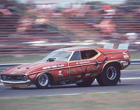 The Highland Bandit was one of the top alcohol match race cars on the East Coast. Photo by Peter Kumble