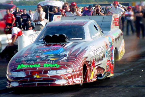 Mother's Worry -- Cory Lee's nitro funny car. Photo by Paul Fink