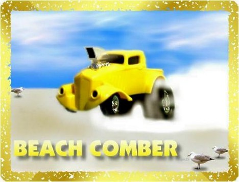 Beachcomber -- True Grit. Automotive art by Gonzo