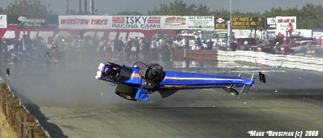 Dave Uyehara Tumbles at the CHRR. Photo by Mark Hovsepian