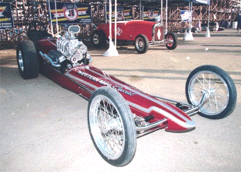 Pit Crew Pete's amazing Fuller built beauty brought the house down at the CHRR. Photo by Robbie Robertson