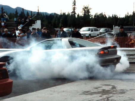 Rock ON, Chevy Girl! Bracket racing in Alaska. Photo thanks to Jocelyn