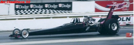 Joe Mulligan's 6.60 Top Comp dragster. Photo by Art Cimilluca