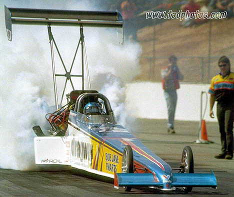 Rachelle Splatt -- the first woman over 300 mph in Top Fuel -- is still winning in Australia. Photo by Dave Murray