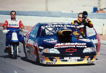 Kurt Johnson, pictured at Las Vegas, broke through for his first win of 2002 at the World Finals. Photo by Pete Gemar