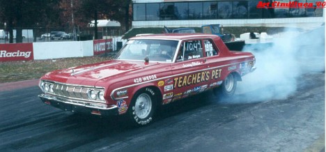 Jerry Stein's "Teacher's Pet"  Super Stock at Englishtown, NJ, October 2000. Photo by Art Cimilluca