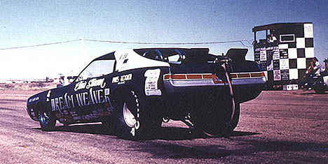 Chris Stinson is still looking for the former Glass Rat AMX funny car. Photo thanks to Chris Stinson