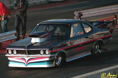 Not too many Vauxhall drag cars on the world's strips. Photo by Anni Valder