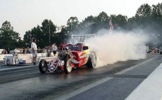 Doug Nordberg put the Young Guns Fiat altered into the Frantic Four field. Photo by Tim Pratt