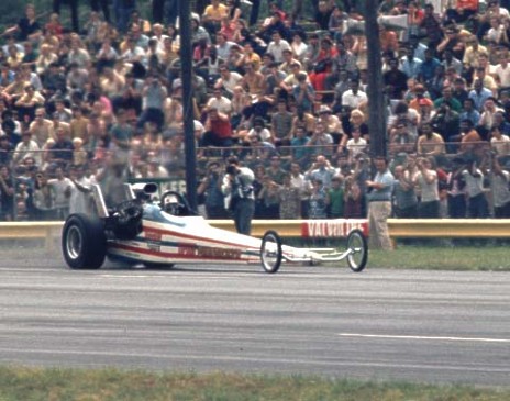 Or was Duane Ong's Pawnbroker the first successful rear engine dragster? Photo by Ted Pappacena