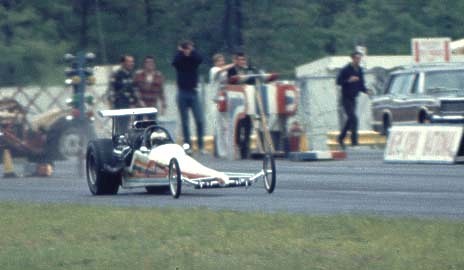 Was Bernie Shacker the first successful rear engine dragster? Photo by Ted Pappacena