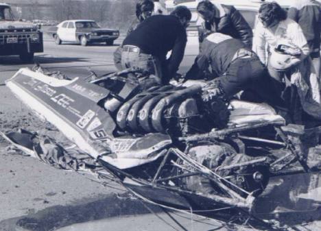 Jim & Alison Lee's car after being flattened by the American Way (JW Last)