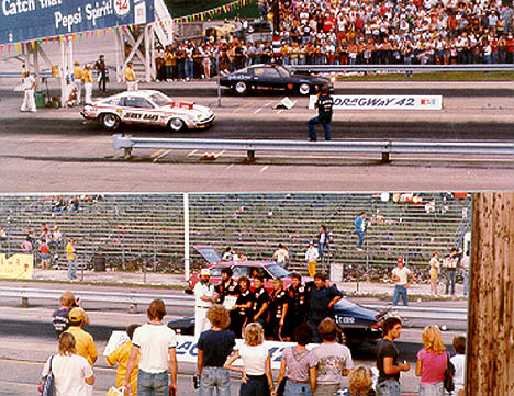 Chuck Sneed defeated Jerry Haas in Pro Stock. Photo by Rick Howard