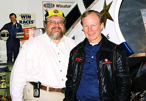 Herre is Bruce Larson and your humble photographer, Greg Gage.