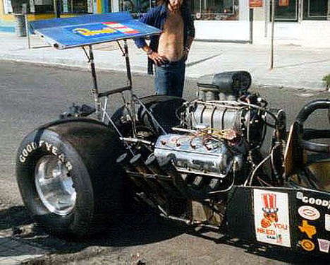 Murray Anderson was inspired to create race cars by viewing Don Garlits' dragster. Photo by Murray Anderson