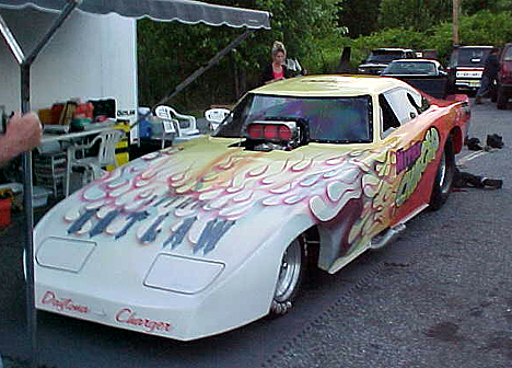 Rocky Pirrone's Nitro Charger in the pits. Photo thanks to Rocky Pirrone