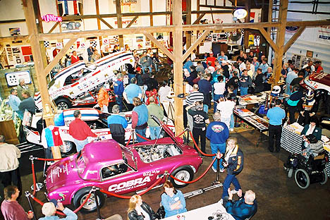 The crowd admires the exhibits at Drag Fest 4. Photo by Greg Gage