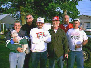 Charlestown Reunion Co-conspirators, L to R. Don Roberts, Kenny Youngblood, Bill Ott, Jeff Howe, Sy Sidebotham, Jack Brady. Photo by Tom Steed