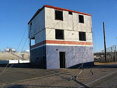 One final look at the standing structure before it gets demolished. Photo by Stephen Jones