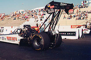 Spokane Top Fuel runner up, Bobby Baldwin. Photo by David Hapgood