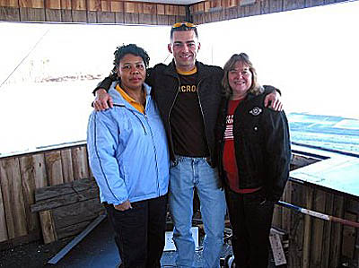 The friendly MIR tower staff says a fond farewell to the computer area. Photo by Stephen Jones