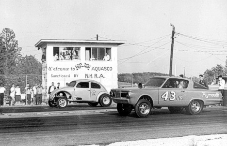 Richard petty drag racing ford