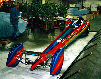 Carl Casper's Cosmic Charger fuel dragster was ahead of its time. Photo by Dave Huber