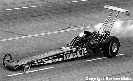 Despite losing the front tire at the top end, Big Daddy went on to win the 1984 US Nationals. Photo by Norman Blake